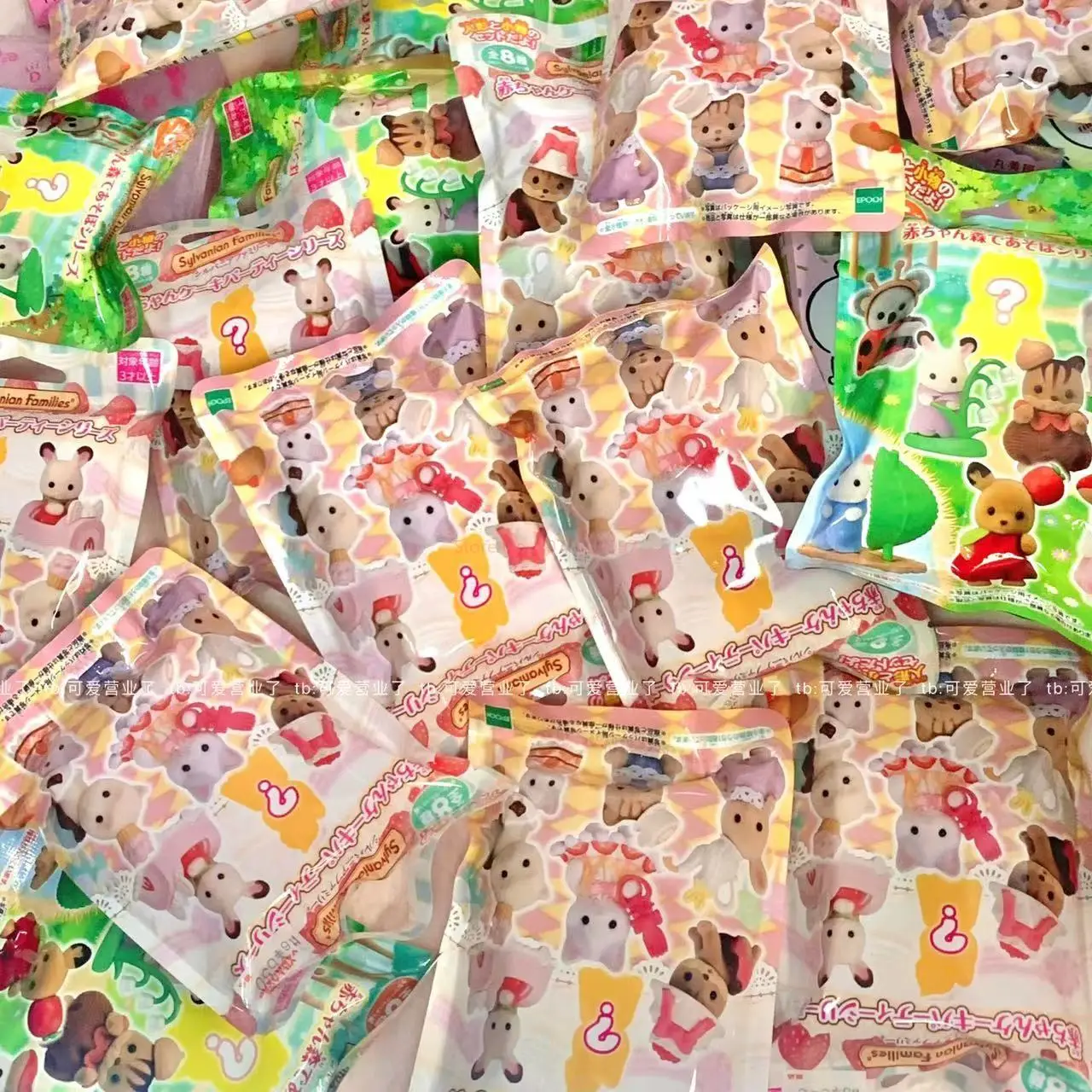 Original Sylvanian Families Anime Figures Forest Animals Cake Dress Up Baby Doll Figrues Room Ornaments Families Toys Gift