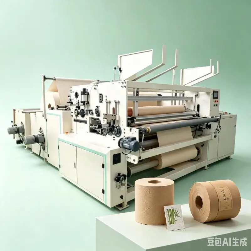 Customized Tissue Roll Making Machine Industrial Toilet Paper Production Equipment Automatic Embossing Rewinding System