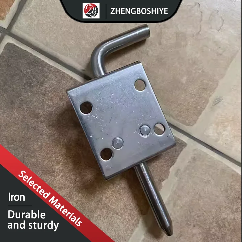 مفصل دبوس تلسكوبي من الحديد على شكل حرف L مع صندوق معدات الآلات الصناعية الربيعية ومفصل باب الخزانة #1