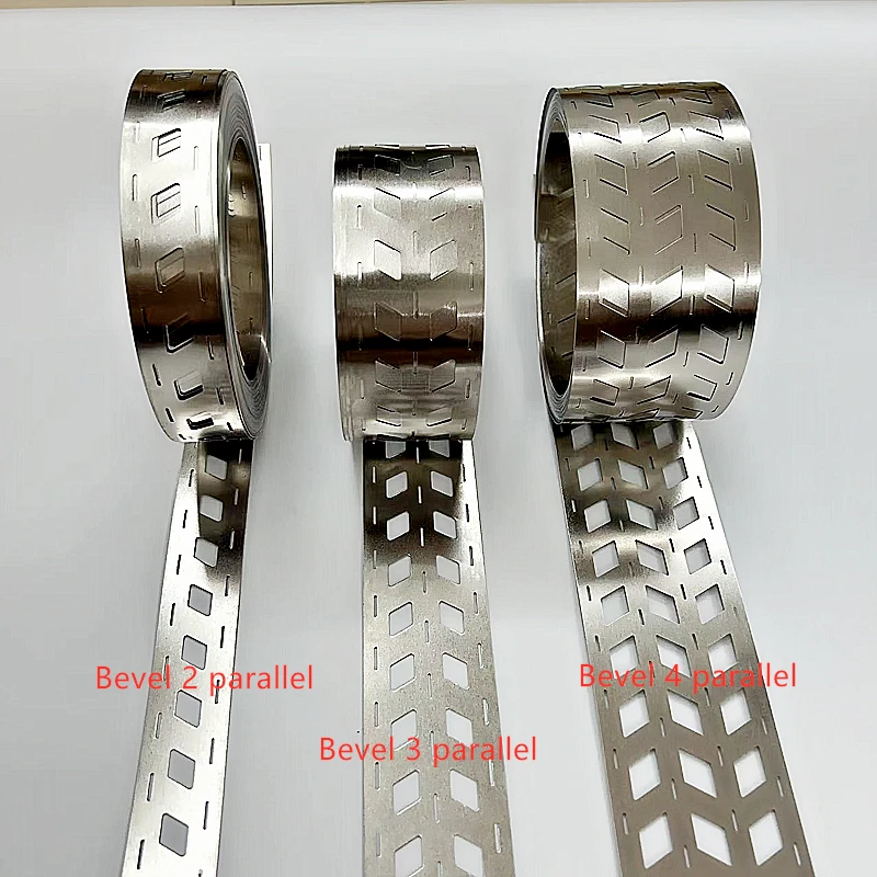 1 Meter Beveled Edge Without Bracket Nickel Strip 21700 Battery Connection Plate Stamped SPCC Nickel Plating