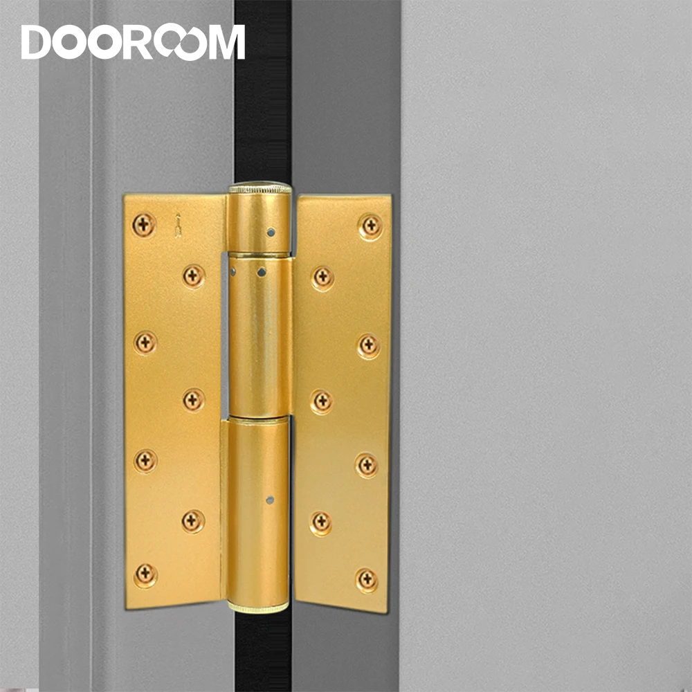 DOOROOM 2Pcs Brass Flat Hinge Kitchen Cabinet Doors Connecting Hinge Window Hinge Furniture Door Drawer Hardware Accessories