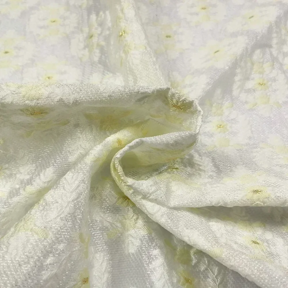 

Жаккардовая парчовая ткань, прозрачная ткань из органзы, высококачественная ткань для дизайнера свадебной моды во дворе