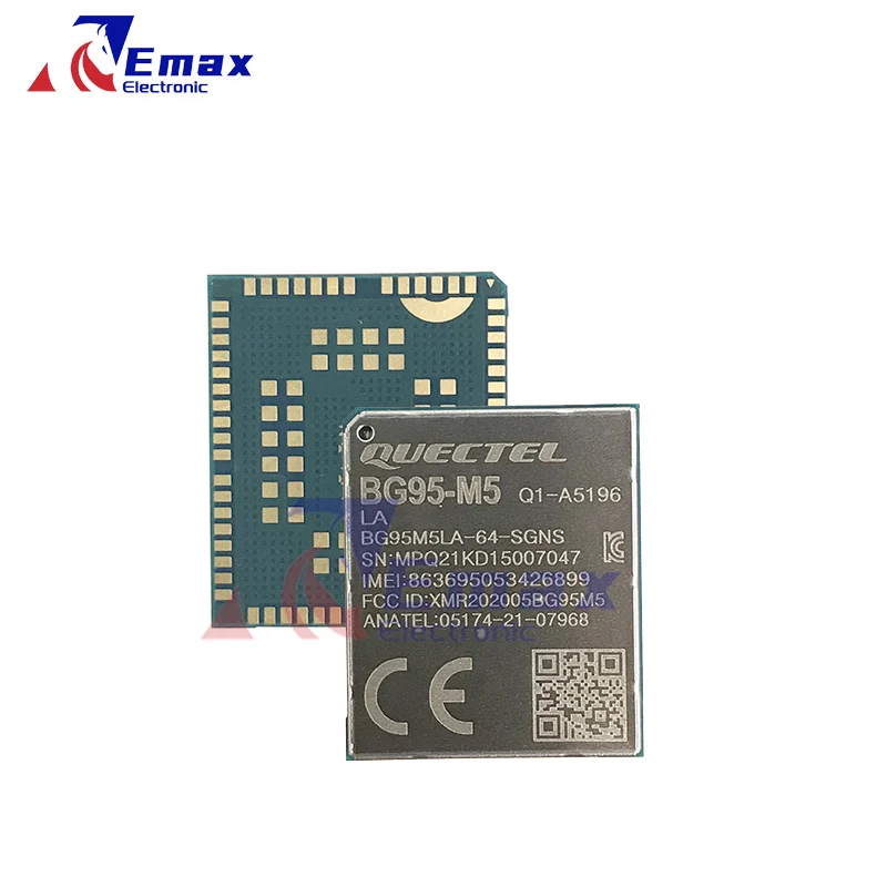 2pcs Quectel BG95-M5 LPWA Module LTE BG95M5LA-64-SGNS support GSM/EDGE Cat M1/NB2/EGPRS with Integrated GNSS Similar to BG95-M3