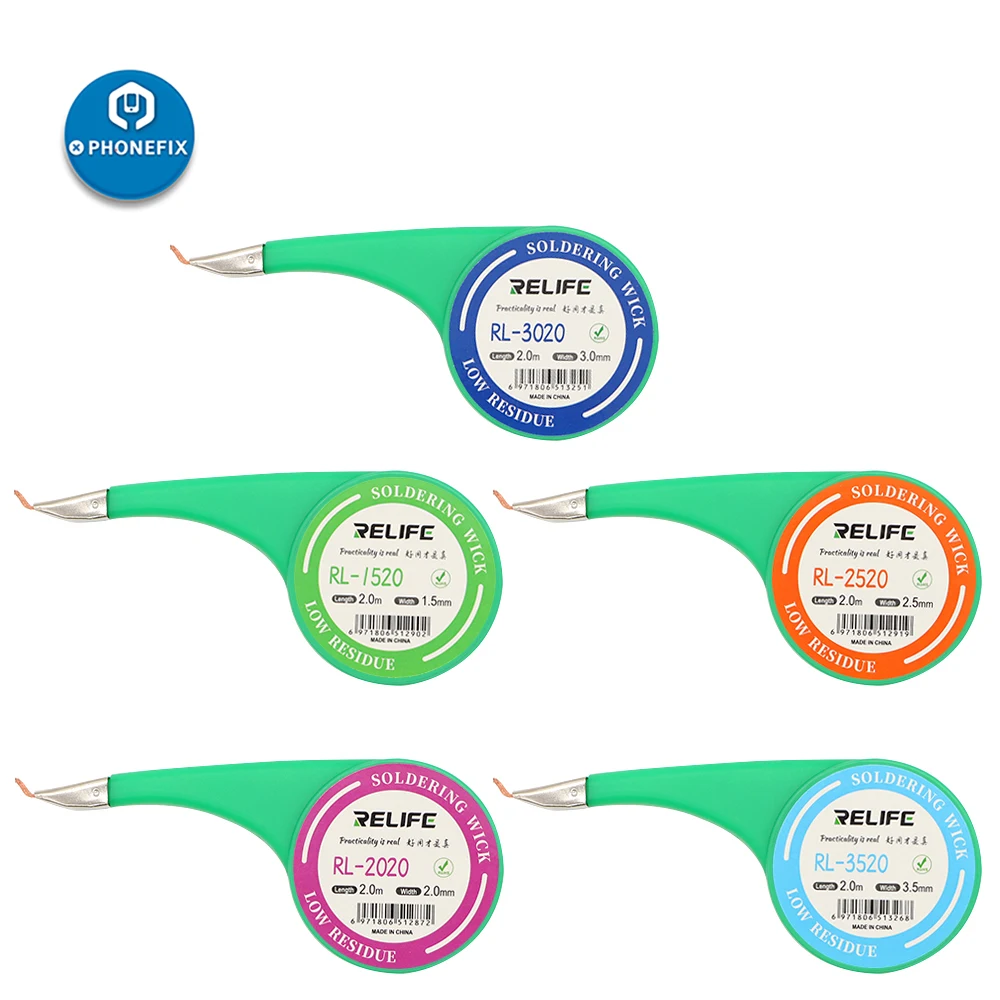 100% ทองแดง Wick 1.5มม.2.0มม.2.5มม.3.0มม.3.5มม.2M Desoldering Braid Solder Wick Low สารตกค้าง Non-ทำความสะอาดดีบุก Strip Repair เครื่องมือ