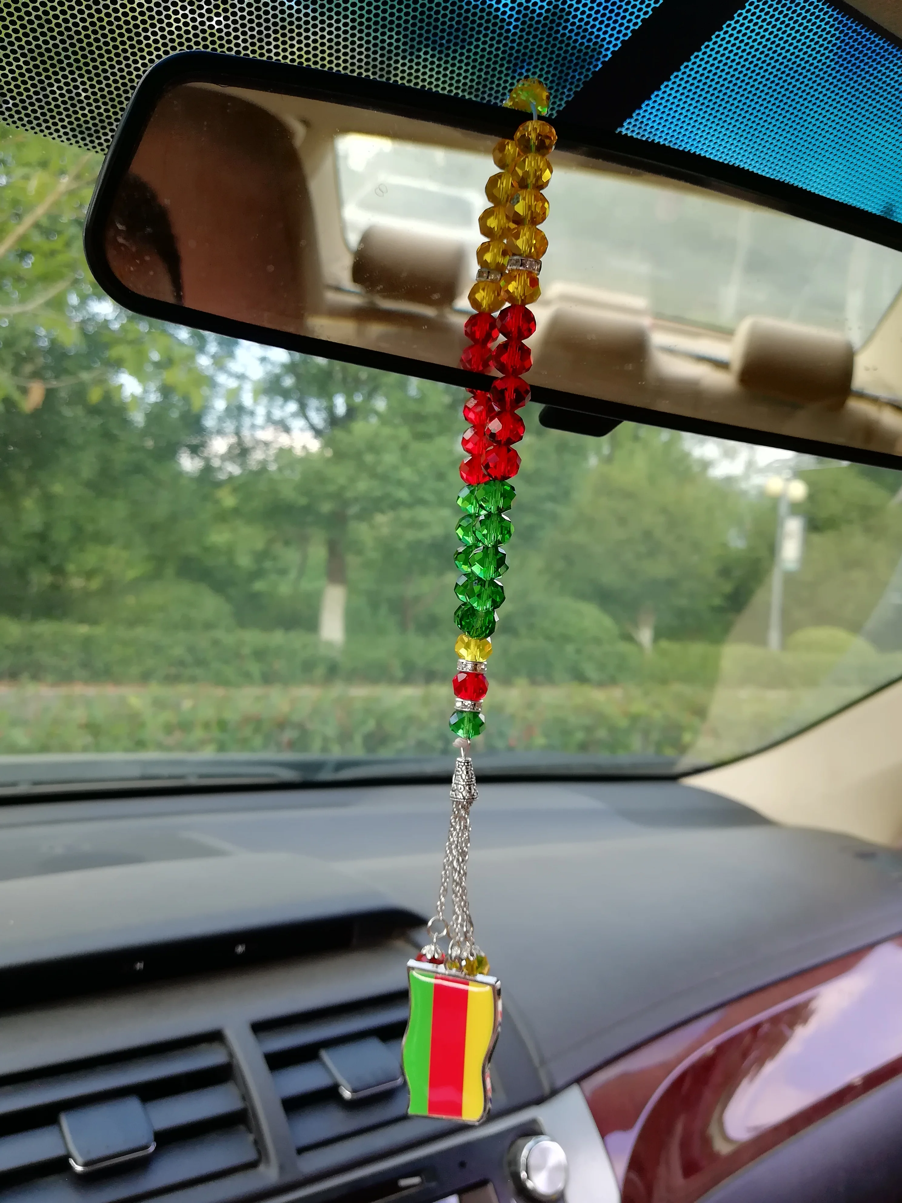 قلادة كوردية علم سبحة صلاة تسبيح كردستان وشاح سيارة-المنزل-مكتب معلق بقع تسبيح كردز نوفروز #4