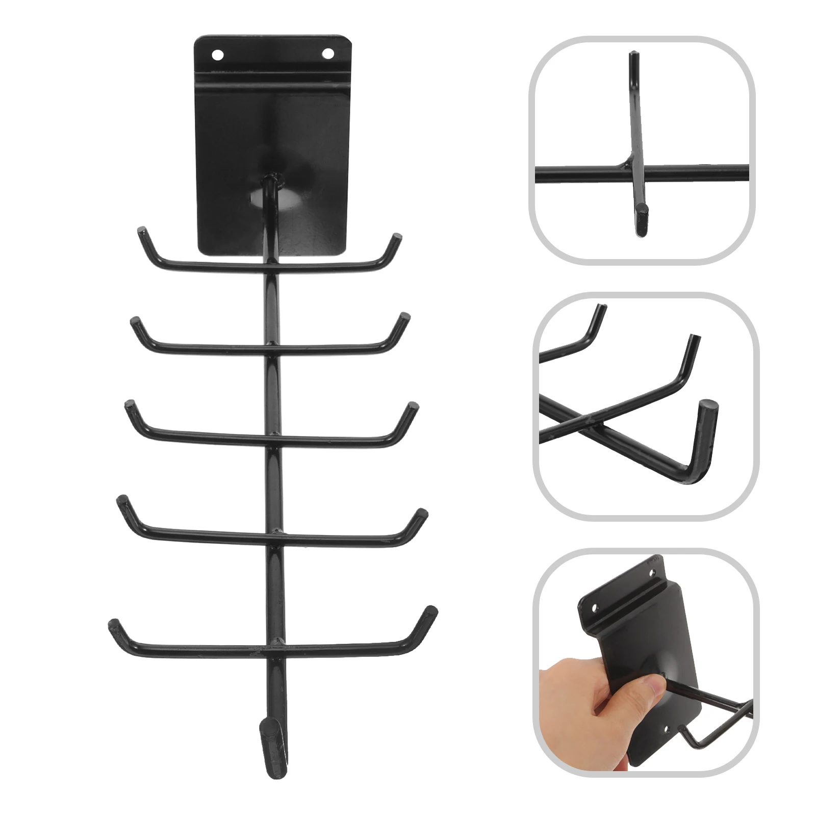 

Bow Hanging Rack Hangers Violin Holder Black Stand Wall Mount Musical Instrument Hooks