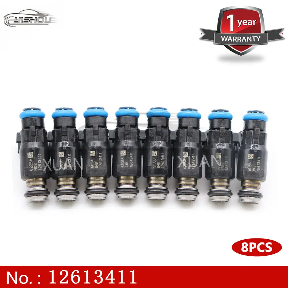 

8PCS Fuel Injector 12613411 for GM V8 4.8L/5.3L Engine