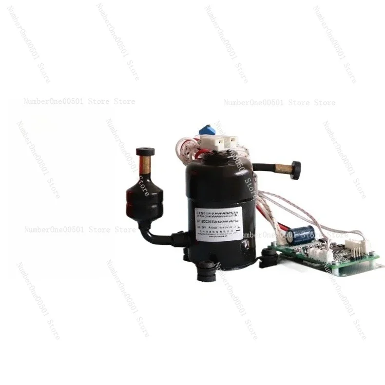 Ultra Compact DC Compressor 12V 24V 48V Multi Voltage 400W Cooling Mini Air Conditioner Core Refrigeration Unit