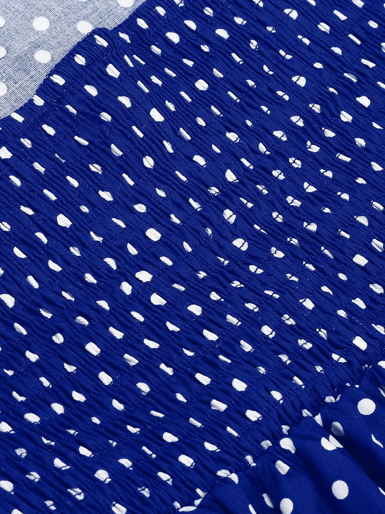 Tonval Halter Neck Polka Dot 1950s Fit and Flare Dresses Women Holiday Vintage Party Prom Shirred Back Belted Backless Dress