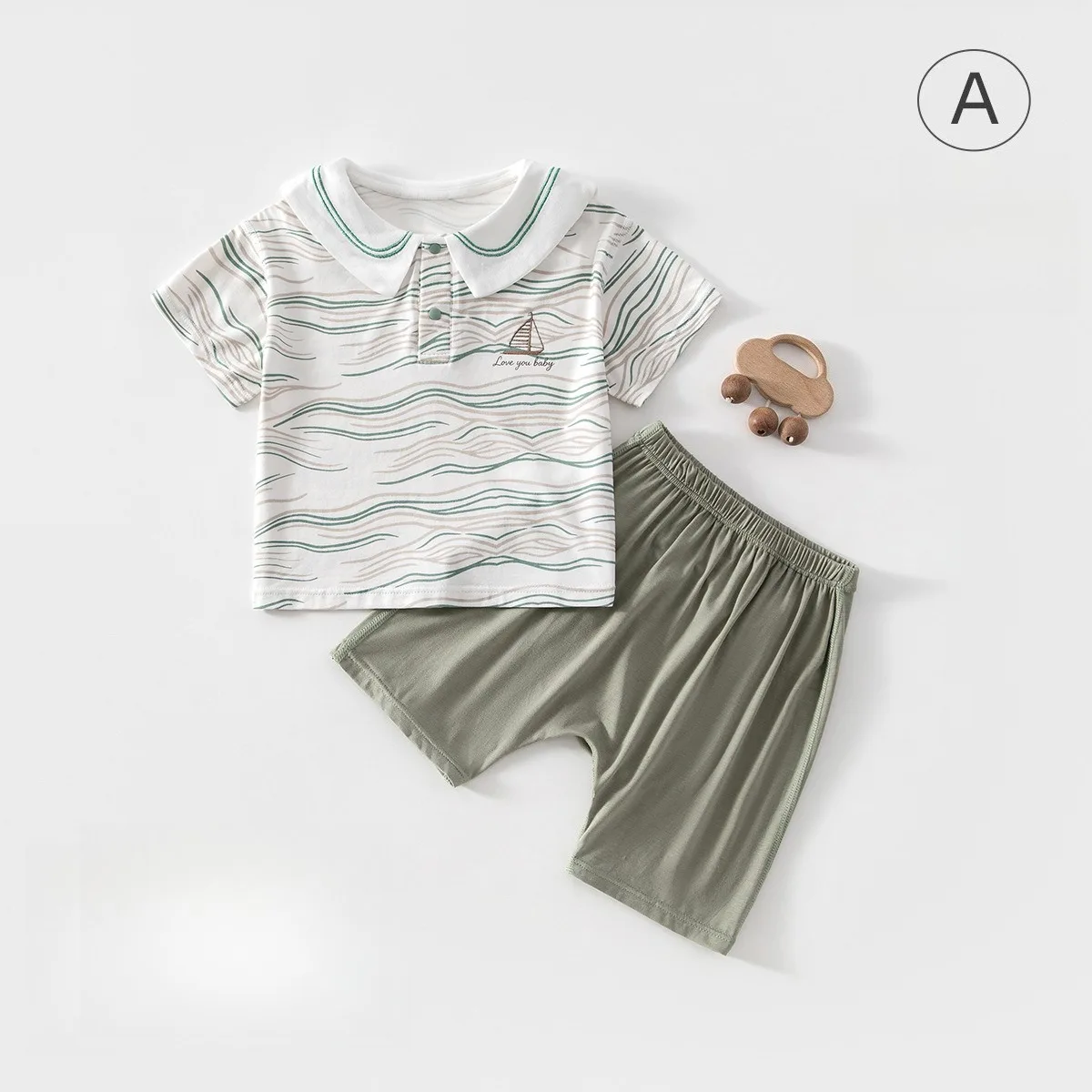2026 Baby Boy Girl Modal Top & Shorts Clothes Set 6-24M Kid Summer Lightweight Comfy 2pcs Clothes Set Infant Breathable Outfit