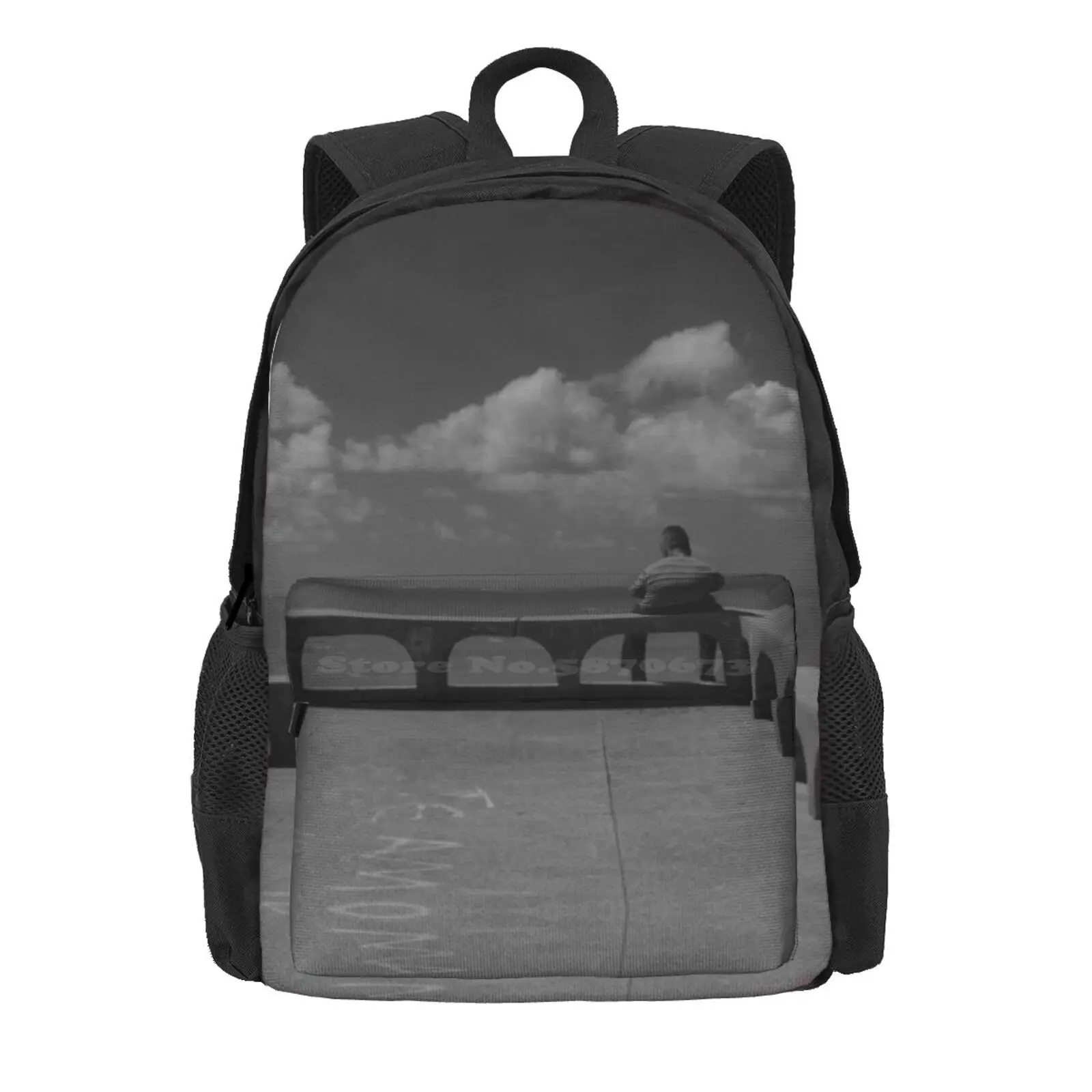 Contemplation Hot Sale Schoolbag Backpack Fashion Bags Olinda Pernambuco Brazil Solitude Dream Street Photography Moody