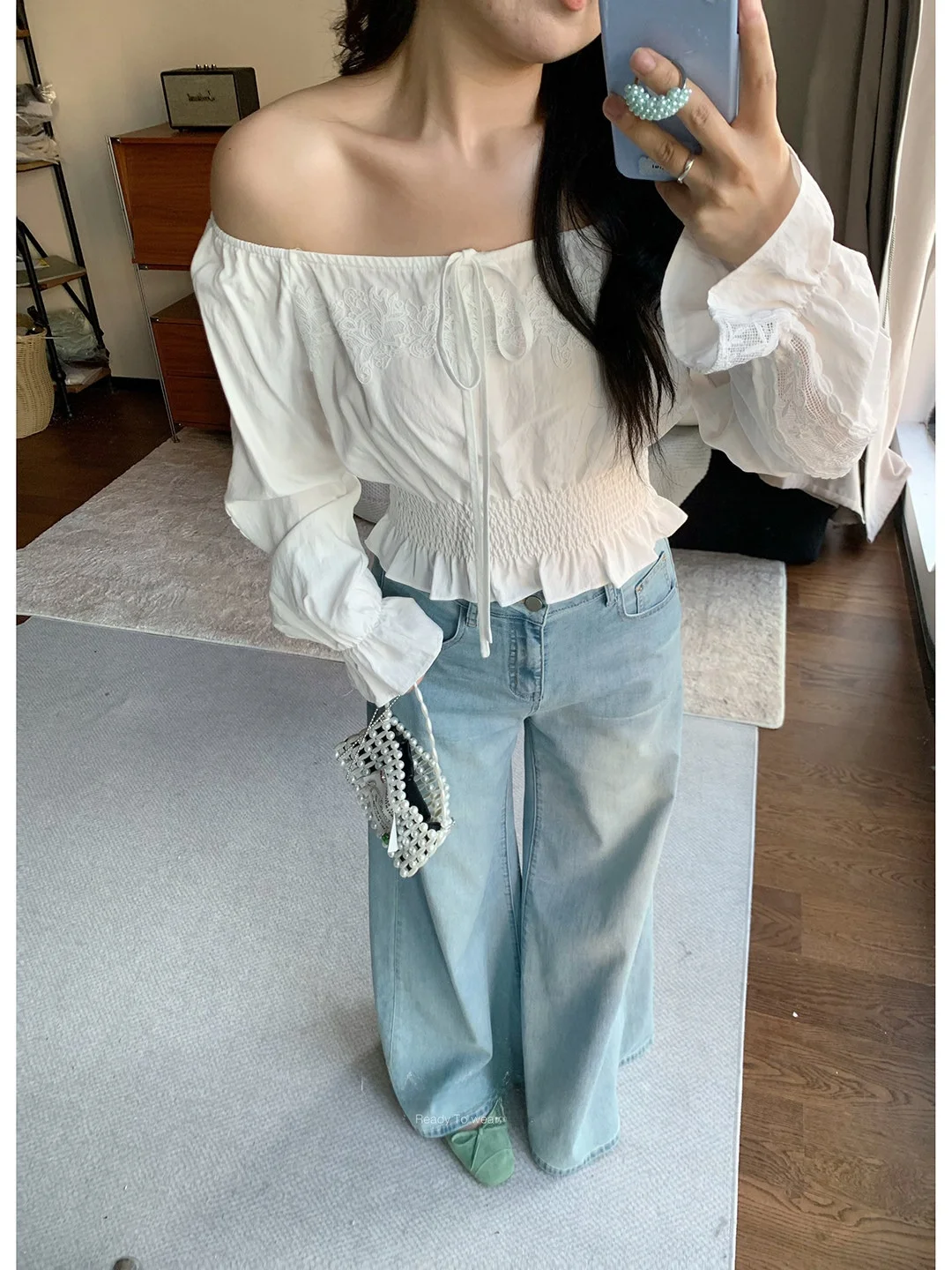 

Женский топ Mimoz с микропористой текстурой, повседневный, с кружевными вставками и цветочным принтом, на одно плечо, с утяжкой на талии, короткий рукав, длинная юбка с цветочным принтом, весенний.