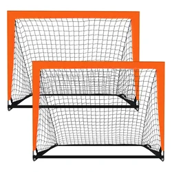 Portable Soccer Goal Set para crianças, dobrável móvel Training Net, jogo de futebol, porta Frame, interior e exterior