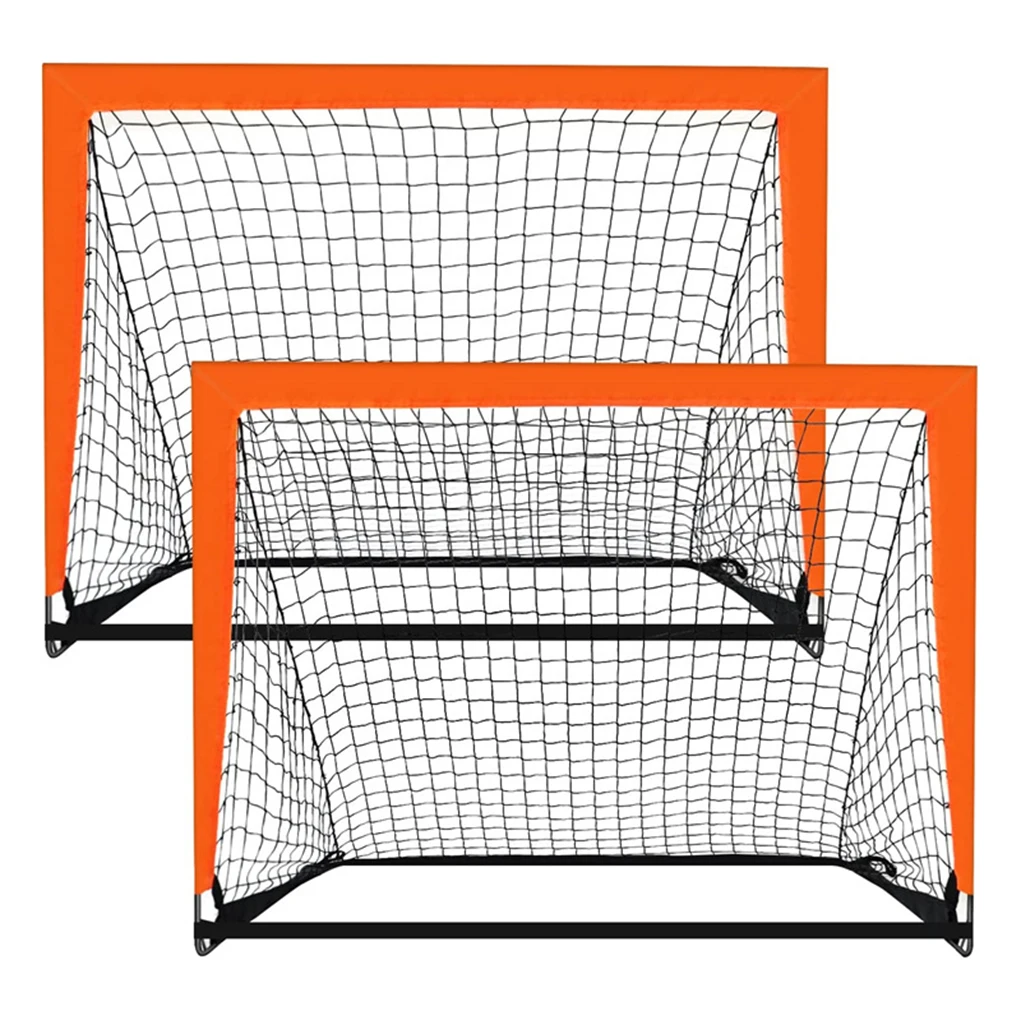 Children’s Soccer Goal Set Portable Foldable Mobile Training Football Net Indoor and Outdoor Children’s Football Game Door Frame