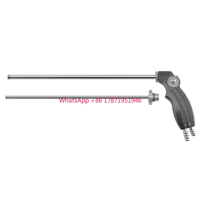 Manual Laparoscopic Suction Pistol Tube Steel and Metal Stapler Flush Tube