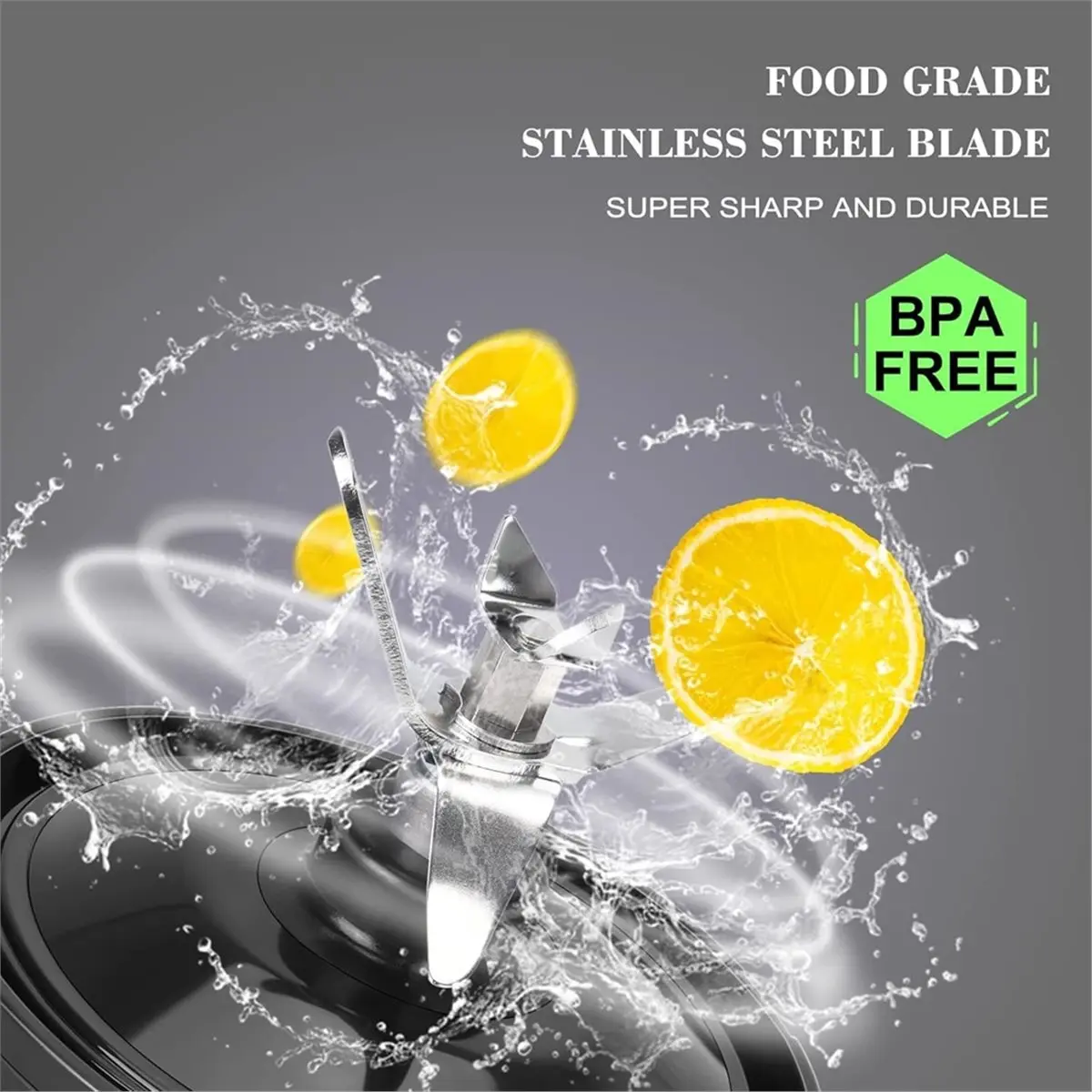 Peças de reposição de lâmina de liquidificador de 7 aletas 2 peças compatíveis com acessórios de tampa superior de liquidificador para Auto IQ BL682-30