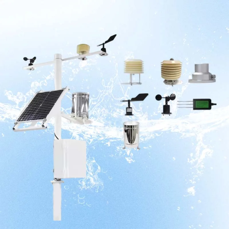 BoyAiot Solar-Powered Wireless Weather Station Monitor CO2 Sensor Wind Solar Radiation RS485 Environment Monitoring