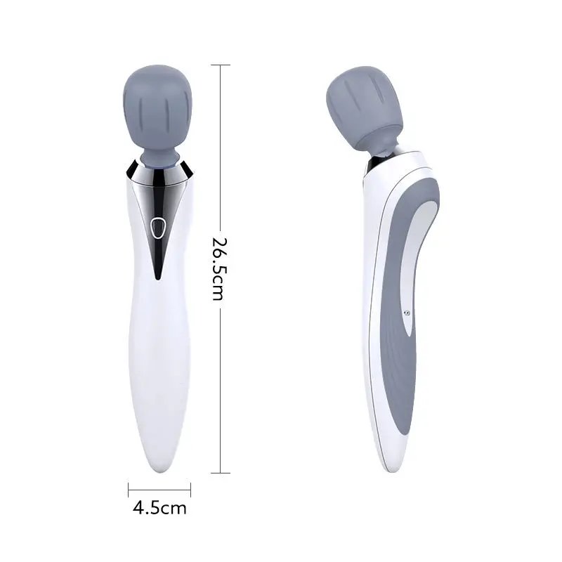 Electric cordless waterproof handheld body muscl rotating magic wand massager sticks vibrator