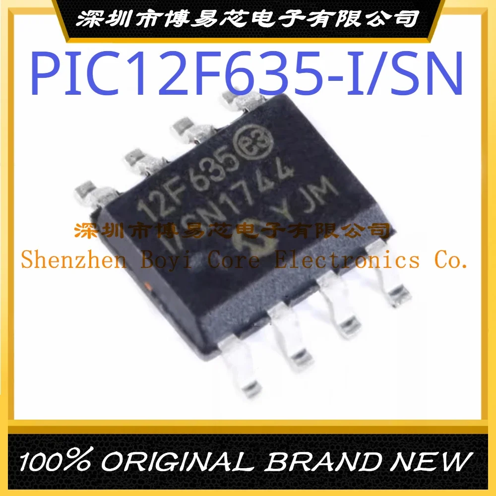 

PIC12F635-I/SN Package SOIC-8 New Original Genuine