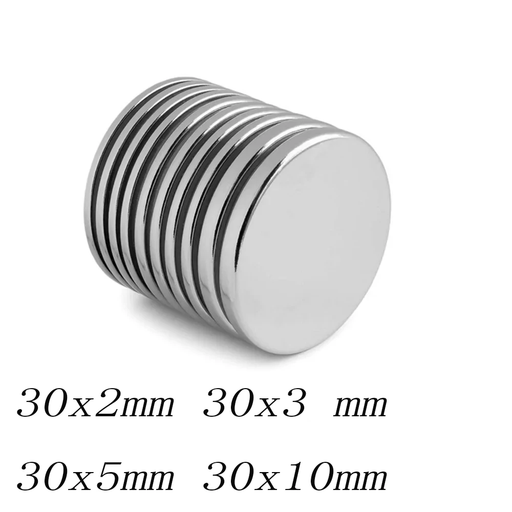 30x5 Super Powerful Strong Magnetic Magnets 30mmx2mm Permanent Neodymium Magnets 30x3mm Round Magnet 30*10