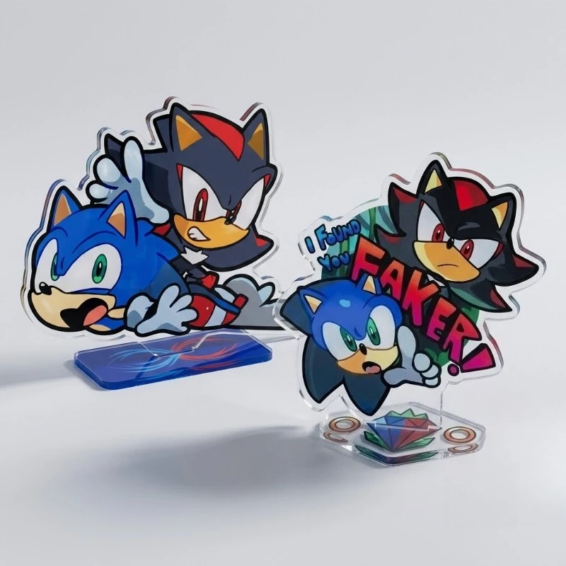 Acrylic Stand DIY Sanic Shadow Cartoon Anime Cute Collection Toy thoughtful gift can be given to family friends and colleagues