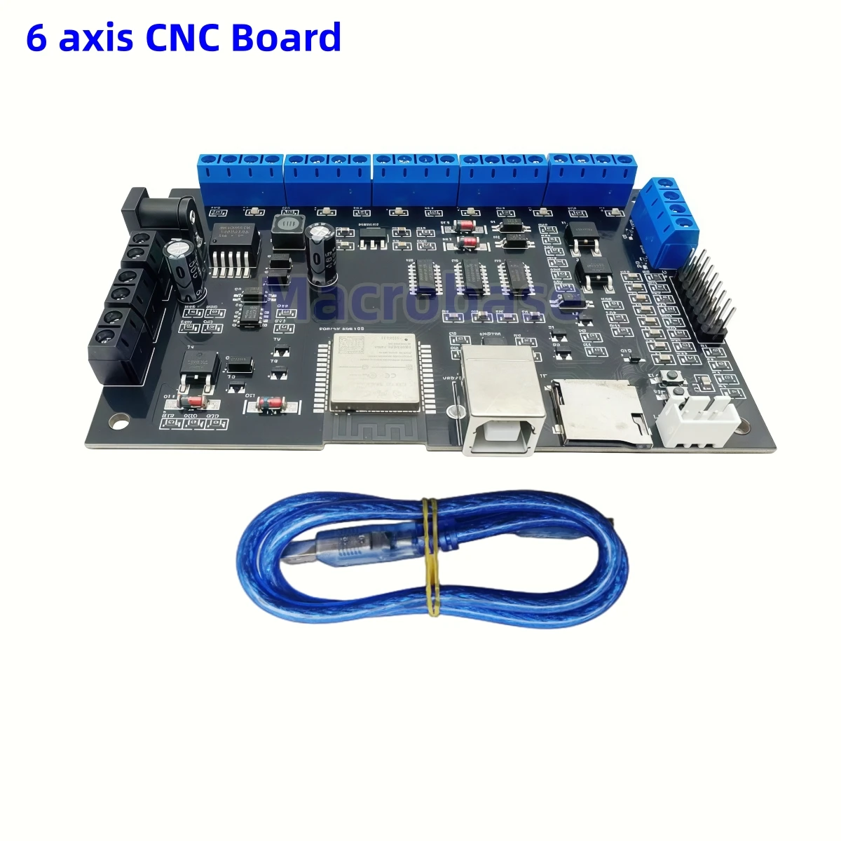 cnc controller 6 axis breakout board 32bit GRBL ESP32 wifi control