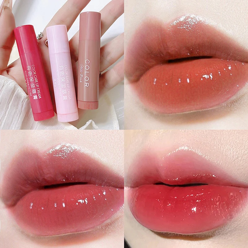 Lip Balm Moisturizing Anti-dry Lip Balm Easy To Carry Anti-cracking Lipstick Colored Lip Tint Makeup Lip Gloss Cosmetics