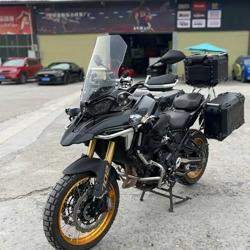 لتعديل الزجاج الأمامي Benelli Jinpeng TRK702 مع الزجاج الأمامي العالي والقوي والزجاج الأمامي والمطر الأمامي شي