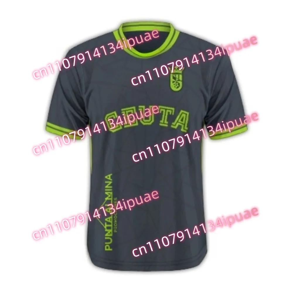 

25-26 Трикотажные изделия AD Ceuta для дома и на выезде, дышащие спортивные футболки для любителей футбола, подходят для взрослых и детей