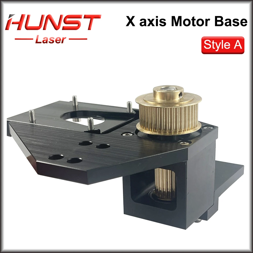 Hunst X-axis Motor Seat, Stepper Motor Reducer Nema20 38-Teeth for CO2 Laser Cutting and Engraving Machine