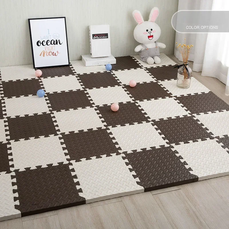 30*30*1CM Children\'s Play Carpet  Baby Toy Anti-slip and Shockproof EVA Foam Carpet Fitness Equipment Mats Home Floor Decoration