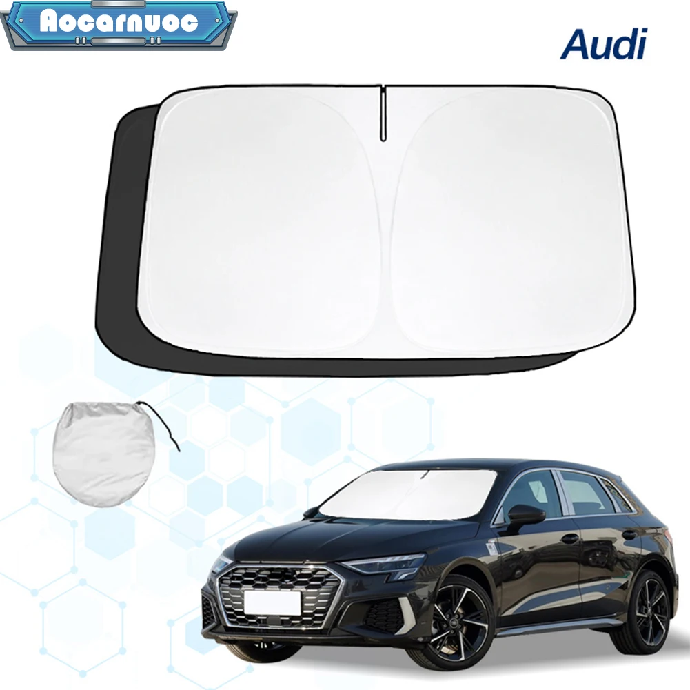 

Car Windshield Sunshade Accessories Sun Reflector Film Parts For Audi A3 A3L 1996 1997 1998 1999 2000-2021 2022 2023 2024 2025