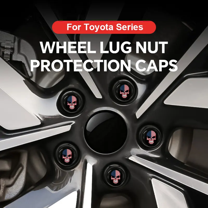 20PCS Car Wheel Lug Nut For Toyota Sienna Alphard Granvia Crown Vellfire Rav4 Camry Corolla Avalon Car Wheel Caps Bolts