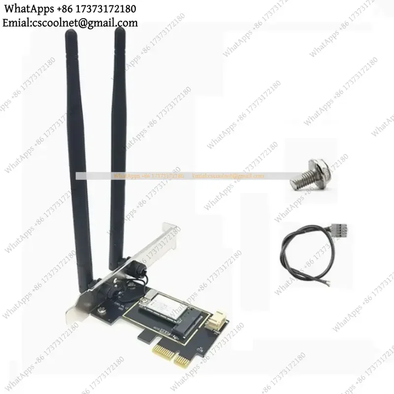 JS02 AC600 Wireless WiFi Adapter PCI-E 600Mbps Dual-Band Bluetooth Network Card