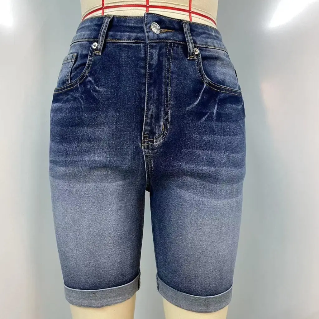 

Women's High Waist Denim Shorts Fashion All-Matching Independent Station Exclusive European American Style