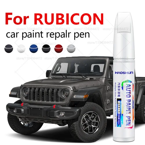Imagen 1 del producto Pluma de reparación de pintura de coche para JEEP GLADIATOR RUBICON 2018-2025, accesorios de reparación de arañazos, negro, rojo, PRC, blanco, PW7, azul, PBJ