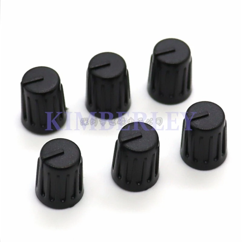 20 قطعة 9X11.5 البلاستيك مخطط مقبض غطاء 09 الجهد المقبض مشفرة التبديل تعديل غطاء البرقوق رمح 6 مللي متر