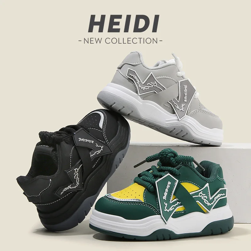 Trendy Boy Girl Lightweight Casual Sneakers Breathable Non-slip Running Shoes Kids Soft-soled Children Comfortable Casual Shoes