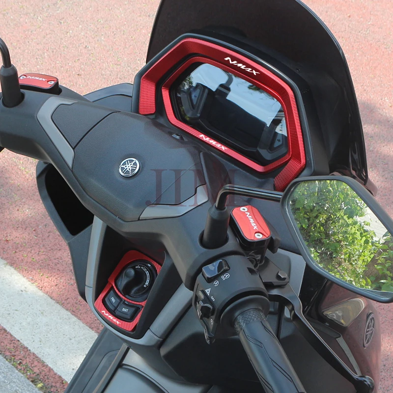 For YAMAHA NMAX 155 NMAX155 N-MAX 2025 Motorcycle Starter Button Cover Instrument Guard Electric Door Lock Switch Cover