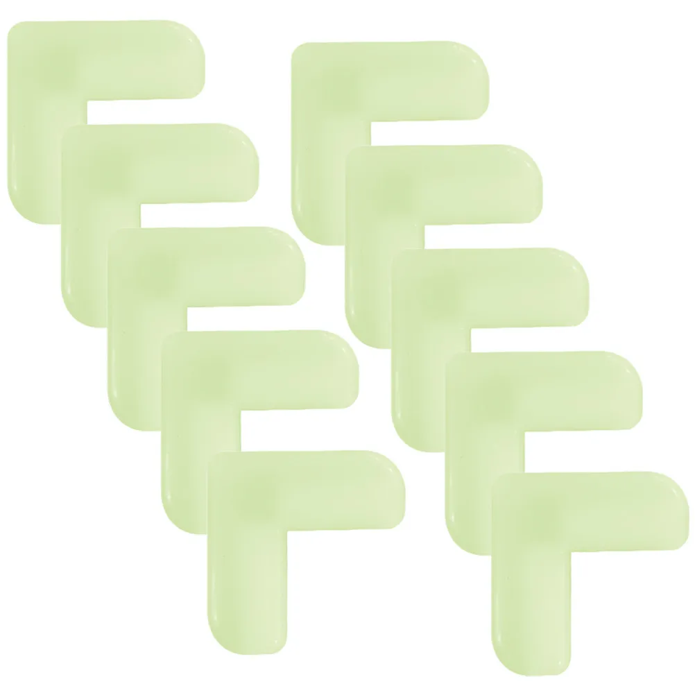 

10 шт. светящихся защитных накладок на углы стола, защита для мебели от детей, мягкие ПВХ-бамперы для углов, защитные чехлы