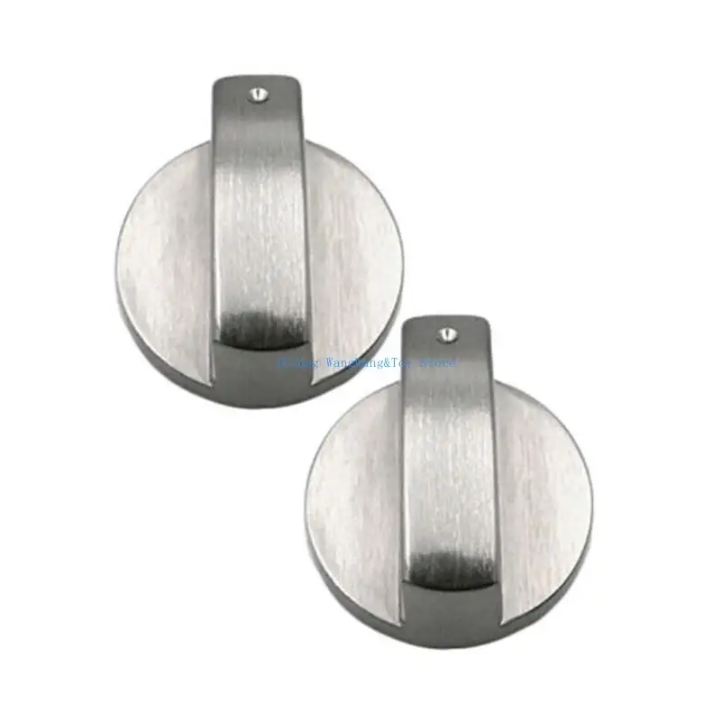 

MOLF 2/4Pcs Universal Metal Rotary Switch Control Knobs 6mm Replacement For Household