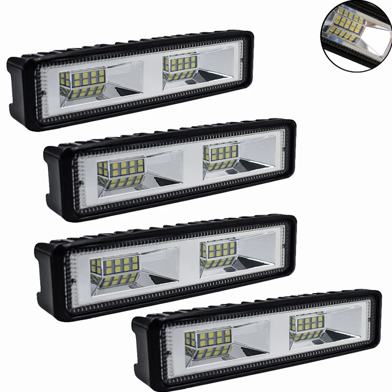 Led Light Bar Spot Flood Combo Work Light Worklight 9-24V 4WD 12 Volt Led Work Lights For Off Road Vehicle SUV Car Trucks