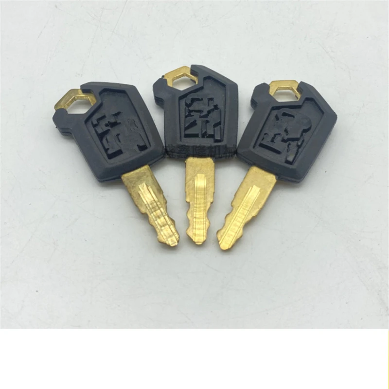 For CATERPILLAR CAT excavator key CAT336 349D 326 320B 313D2 new ignition start door key high quality Excavator Accessories