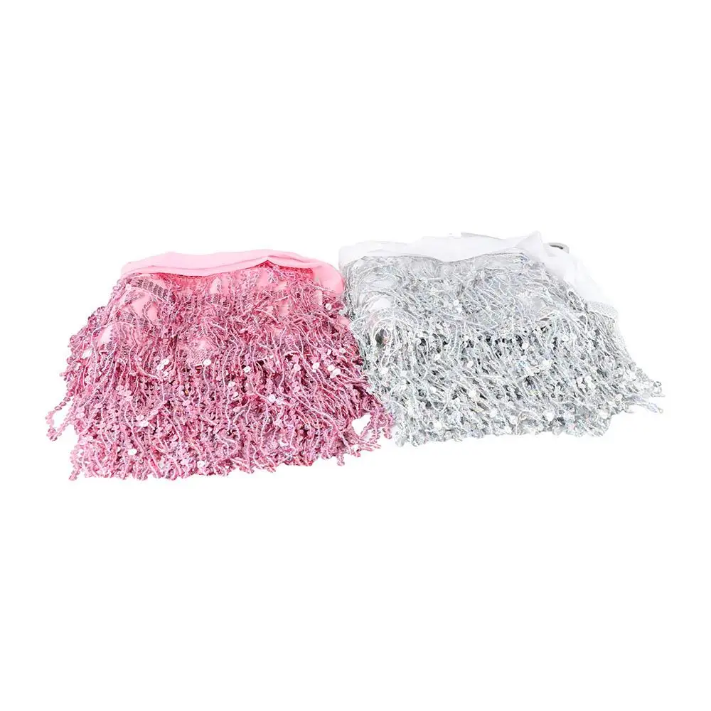 Veelkleurige Chiffon Voor Vrouwen Voor Meisje Kwastje Buikdans Riem Buikdans Accessoires Buikdansen Sjaal Buikdans Kostuums