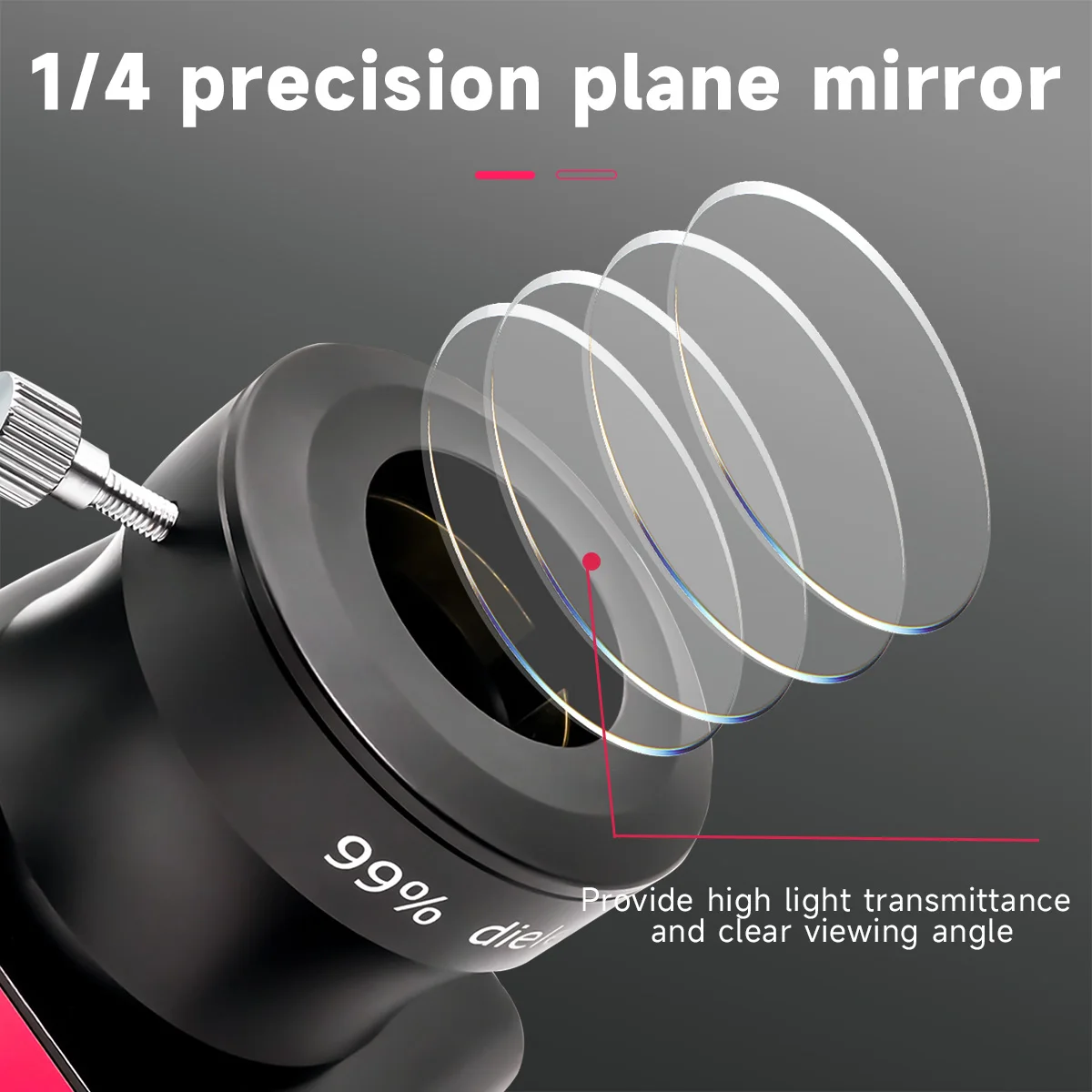 Svbony SV188/SV188P 1.25"/2" Zenith Mirror for Astronomical Telescope, 90% 99% Reflectivity, Full Metal image 5