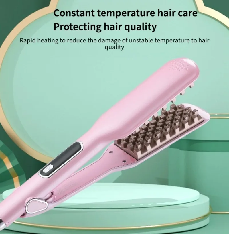 Hot Sale Home Big Corn Hairstyle Hairdressing Wave Roll Portable Corn Iron Splint Curling Iron
