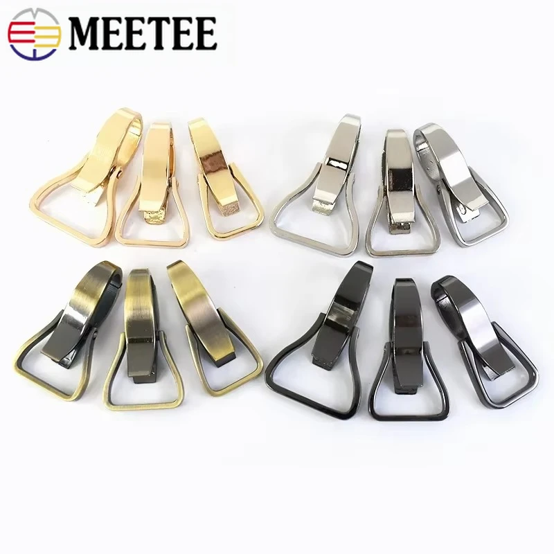 

5/10Pcs 20/25/32mm Bag Hook Carabiner Clip Metal Buckles Ribbon Strap Lobster Clasp Keychain Trigger Clamp Webbing Connect Hooks