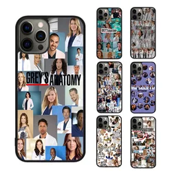 Greys Anatomy Collage Mobile Phone Case Cover For iPhone 17 Air 15 16 16e 13 14 12 11 Pro Max Coque For Apple Plus fundas
