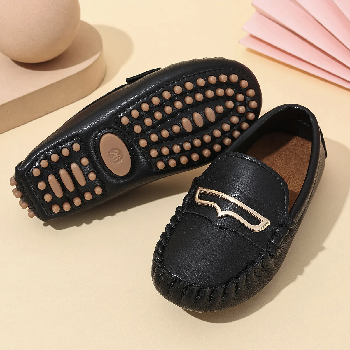 

Кожаные лоферы Penny для маленьких мальчиков и девочек, новинка 206, весенняя детская прогулочная обувь на мягкой подошве, классическая удобная школьная уличная повседневная одежда