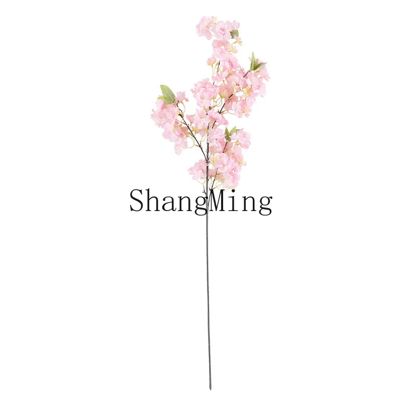 

DSA wholesale simulation flower four-pronged bud cherry blossom silk flower wedding decoration venue mostly uses flowers